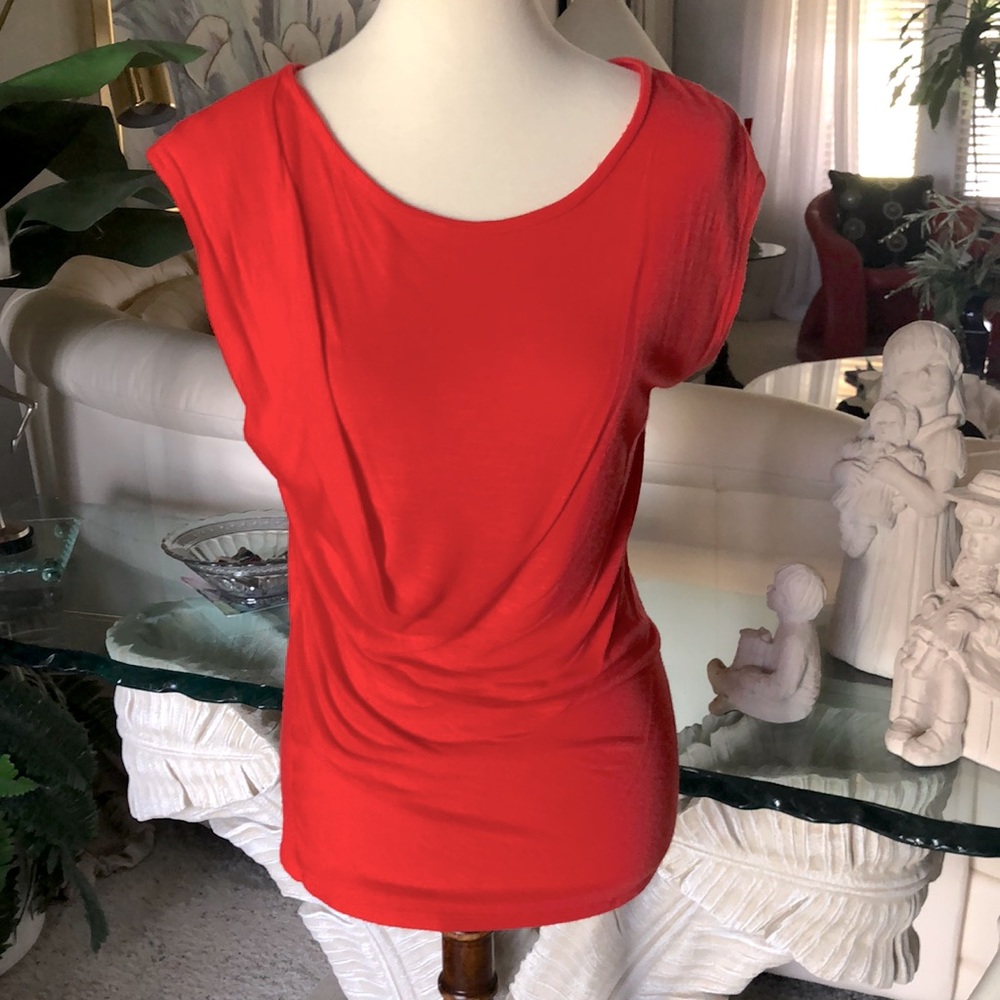 SZ S TANGERINE IN COLOR APT 9 TOP SLEEVELESS NWOT